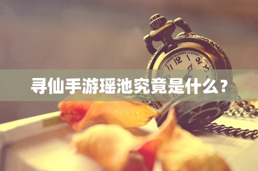 寻仙手游瑶池究竟是什么？