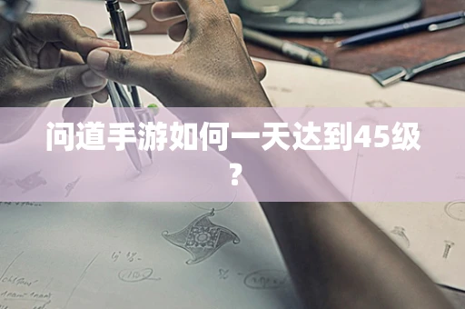 问道手游如何一天达到45级？