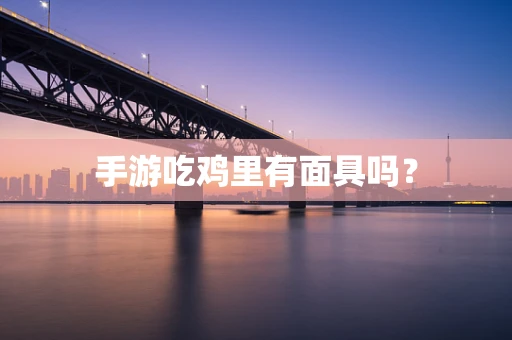 手游吃鸡里有面具吗？