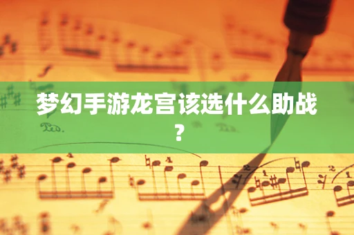 梦幻手游龙宫该选什么助战？