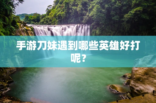 手游刀妹遇到哪些英雄好打呢？