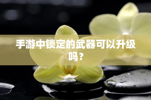 手游中锁定的武器可以升级吗？