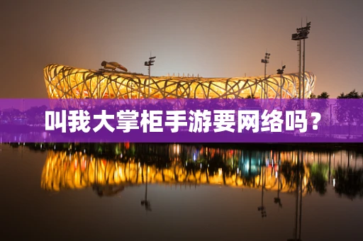 叫我大掌柜手游要网络吗？
