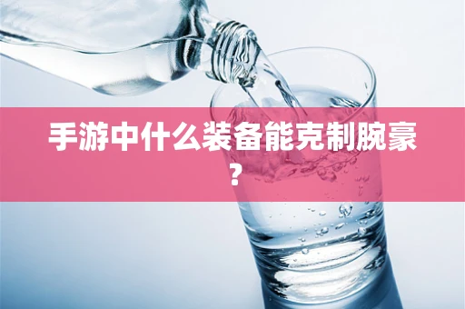 手游中什么装备能克制腕豪？