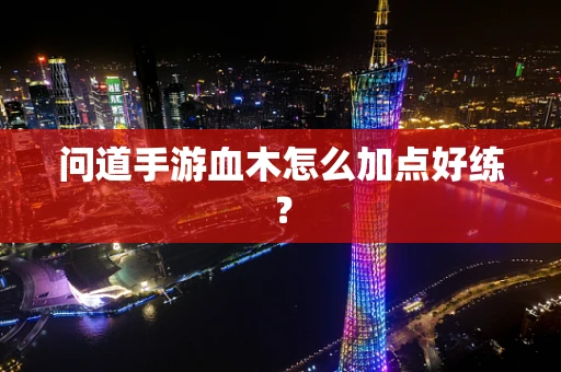 问道手游血木怎么加点好练？
