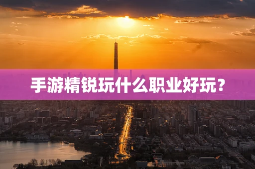 手游精锐玩什么职业好玩？