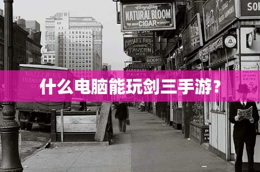 什么电脑能玩剑三手游？