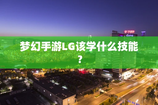 梦幻手游LG该学什么技能？