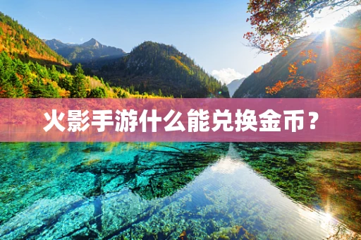 火影手游什么能兑换金币？